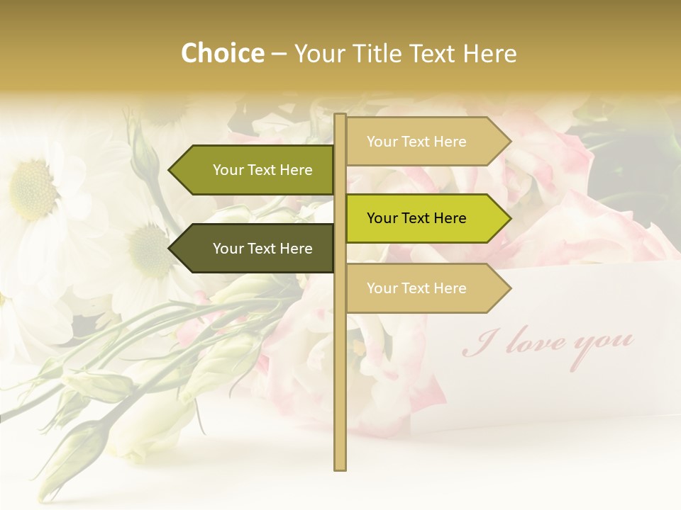 Floral Chamomile Beautiful PowerPoint Template