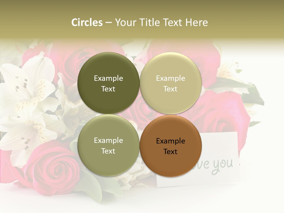 Bunch Leaf Female PowerPoint Template