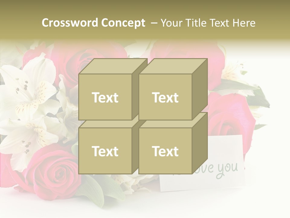 Bunch Leaf Female PowerPoint Template