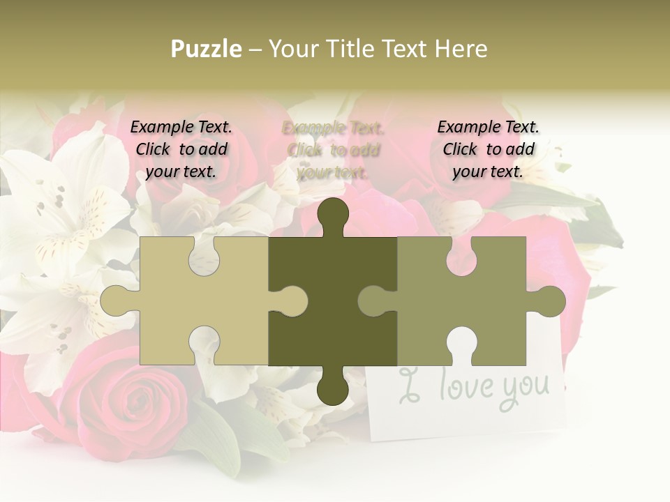 Bunch Leaf Female PowerPoint Template