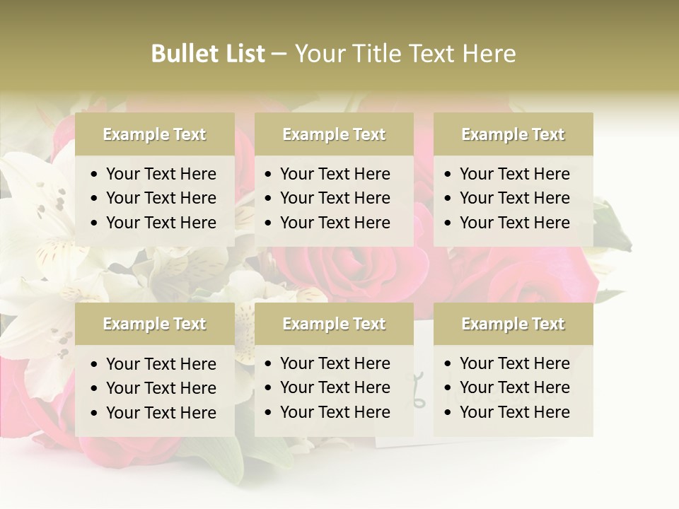 Bunch Leaf Female PowerPoint Template