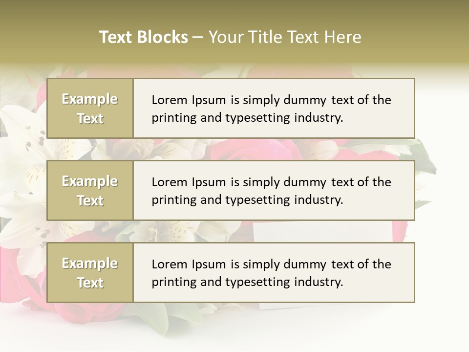 Bunch Leaf Female PowerPoint Template