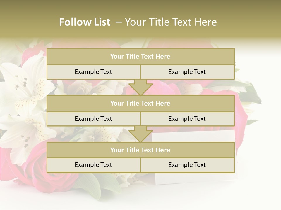 Bunch Leaf Female PowerPoint Template