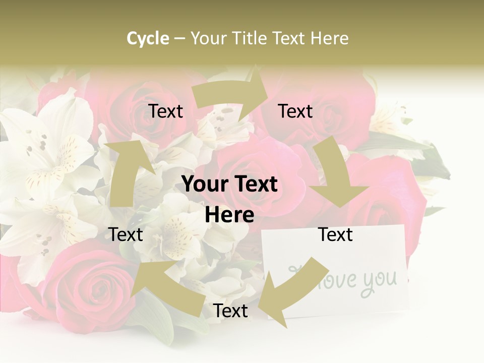 Bunch Leaf Female PowerPoint Template