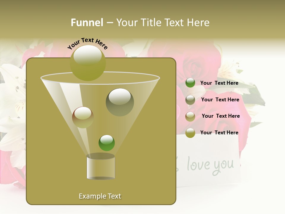 Bunch Leaf Female PowerPoint Template