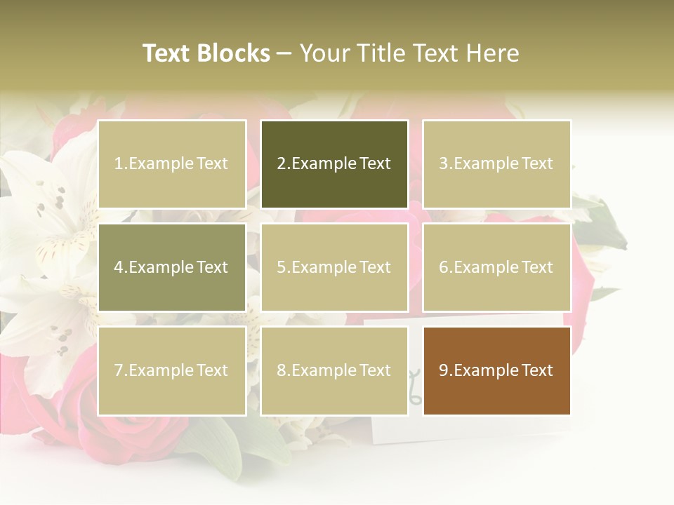 Bunch Leaf Female PowerPoint Template