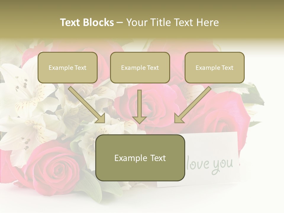 Bunch Leaf Female PowerPoint Template