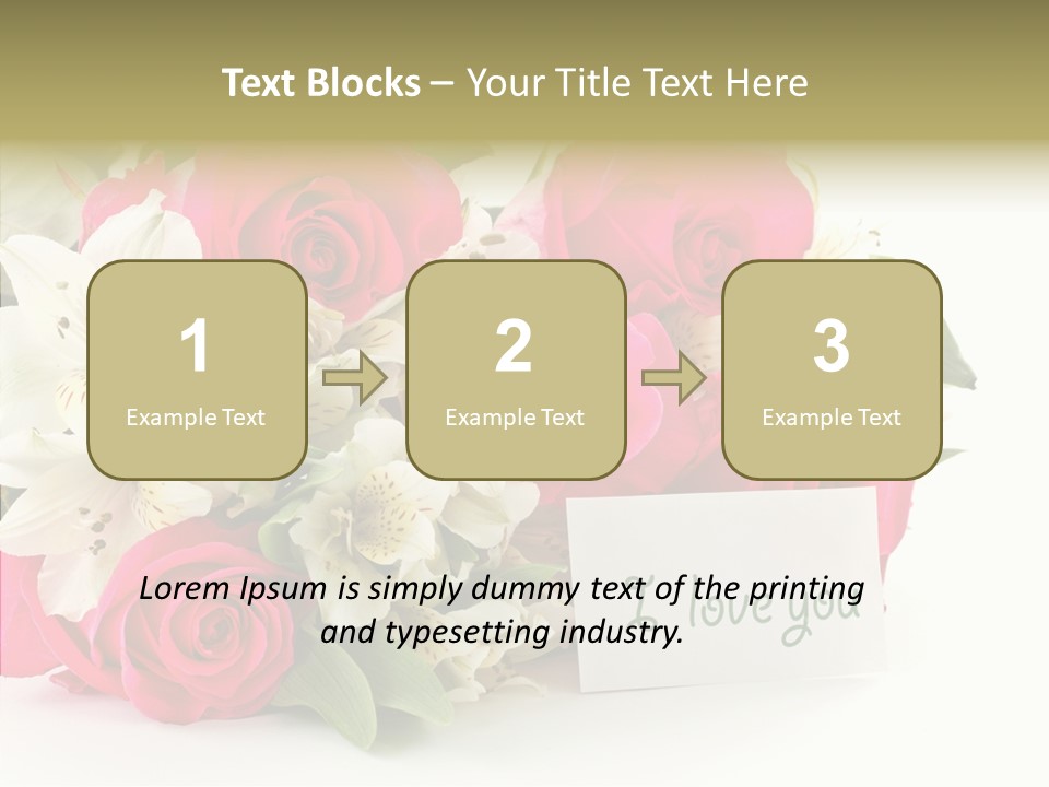 Bunch Leaf Female PowerPoint Template