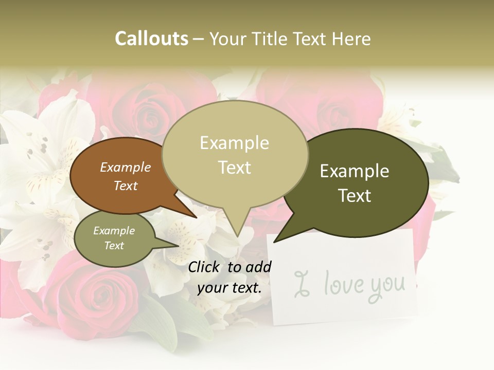 Bunch Leaf Female PowerPoint Template