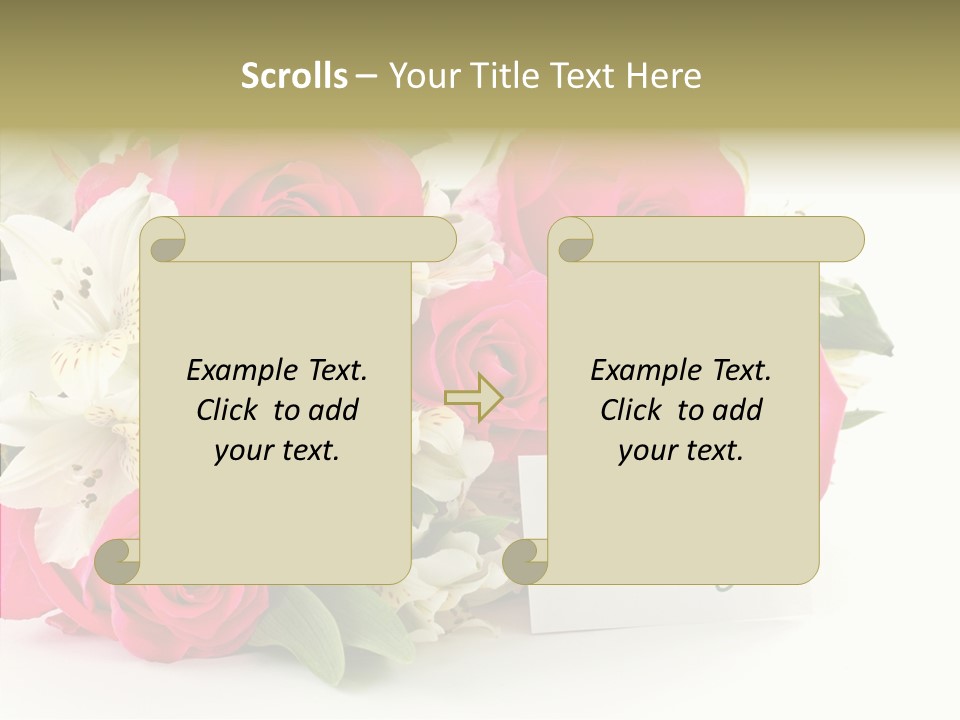 Bunch Leaf Female PowerPoint Template