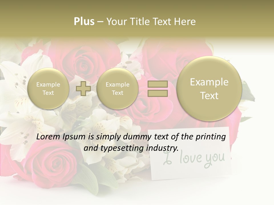 Bunch Leaf Female PowerPoint Template