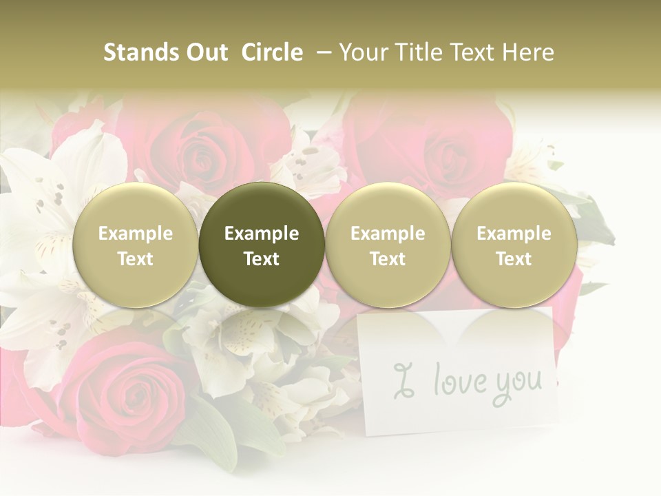 Bunch Leaf Female PowerPoint Template