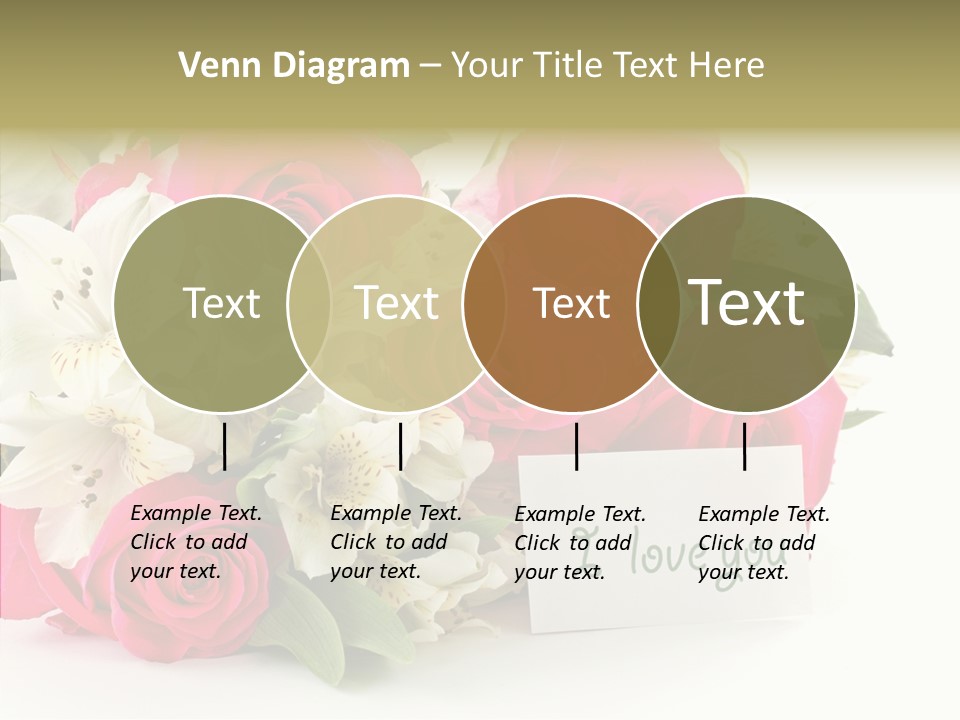 Bunch Leaf Female PowerPoint Template