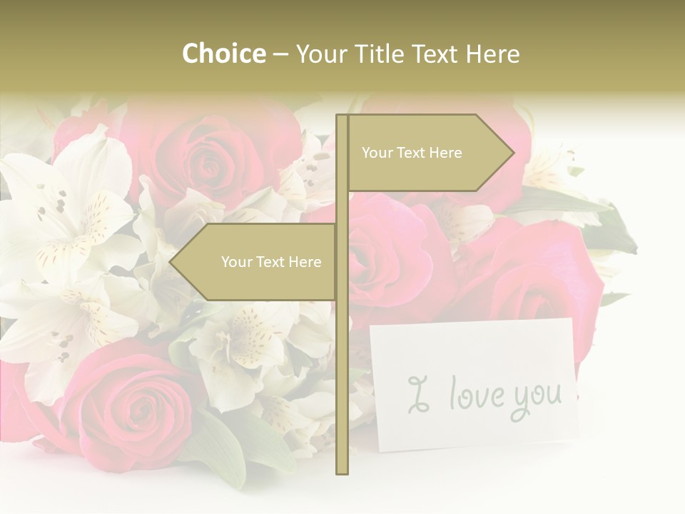 Bunch Leaf Female PowerPoint Template