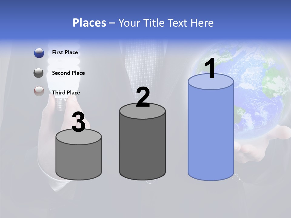 Earth Global Human PowerPoint Template