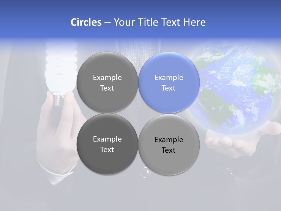 Earth Global Human PowerPoint Template