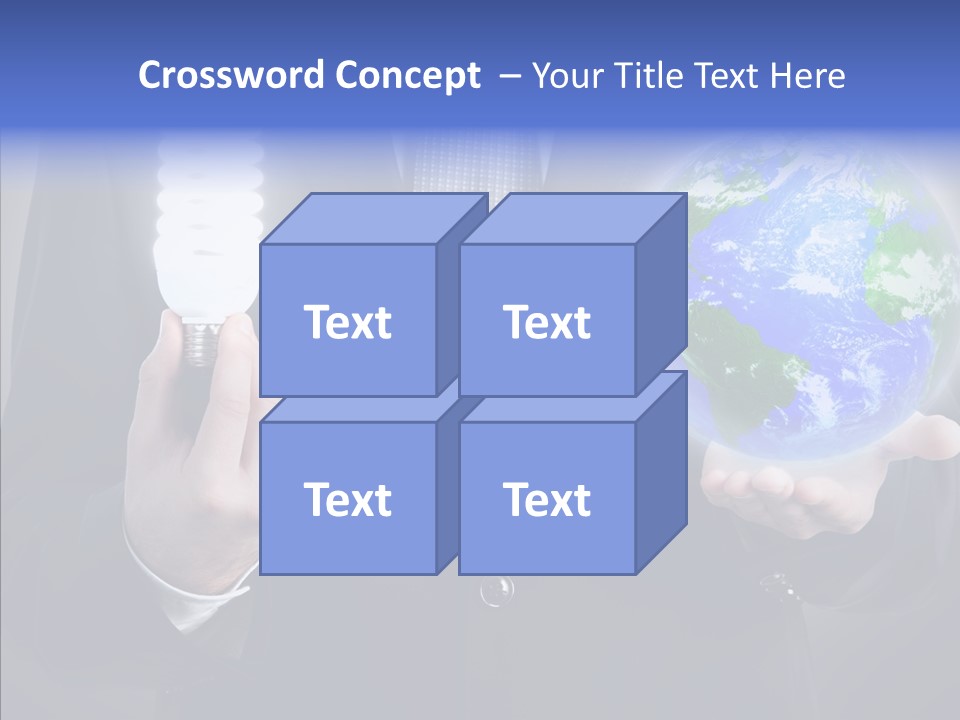 Earth Global Human PowerPoint Template