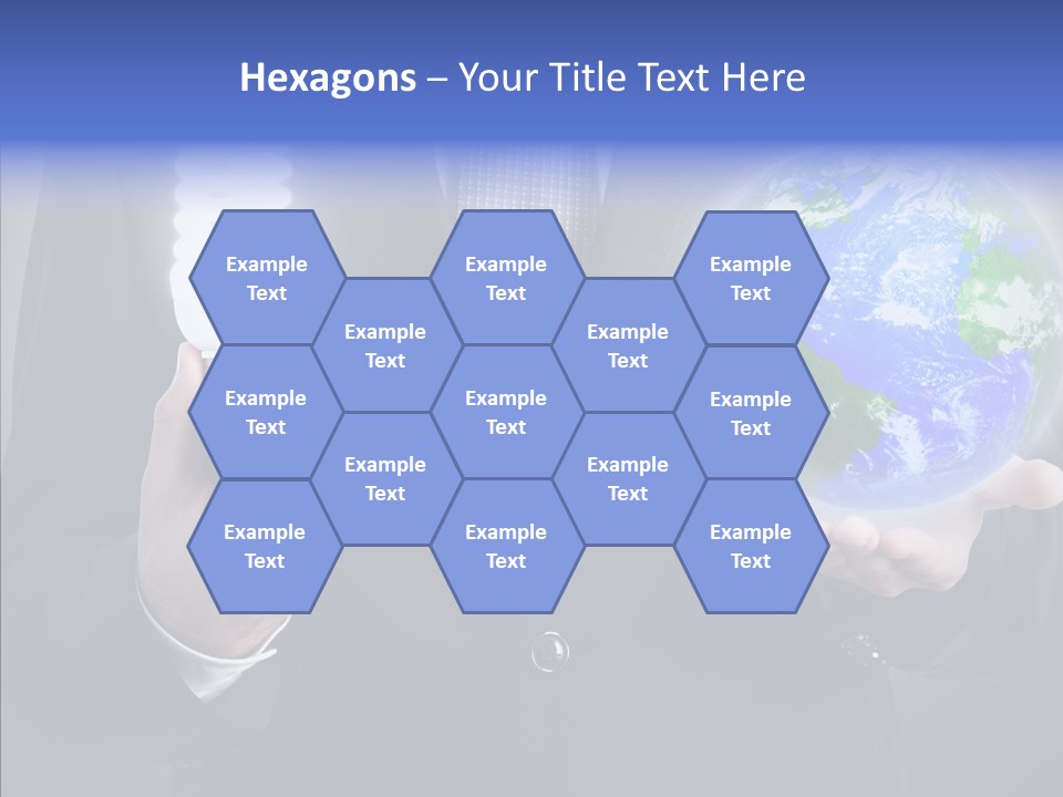 Earth Global Human PowerPoint Template