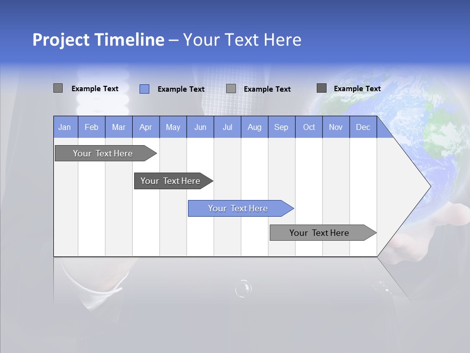 Earth Global Human PowerPoint Template