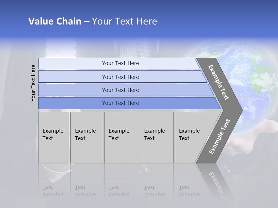 Earth Global Human PowerPoint Template