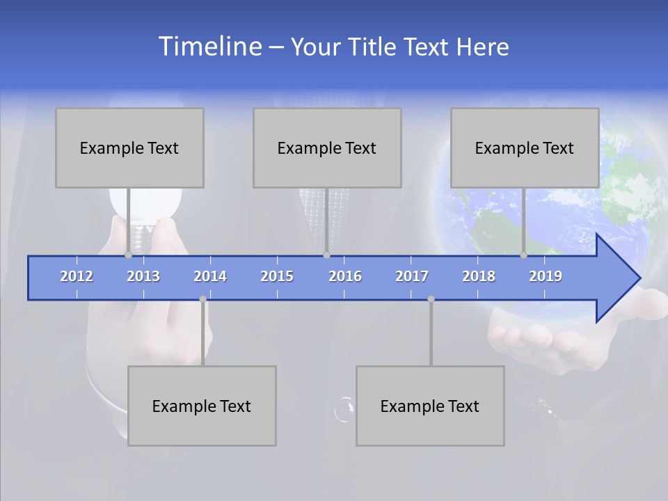 Earth Global Human PowerPoint Template