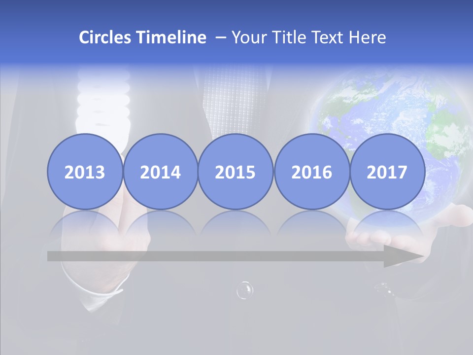 Earth Global Human PowerPoint Template