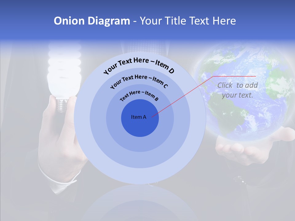 Earth Global Human PowerPoint Template