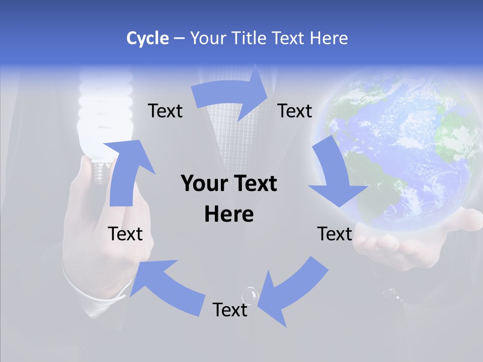 Earth Global Human PowerPoint Template