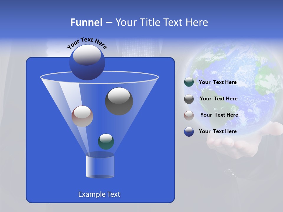 Earth Global Human PowerPoint Template