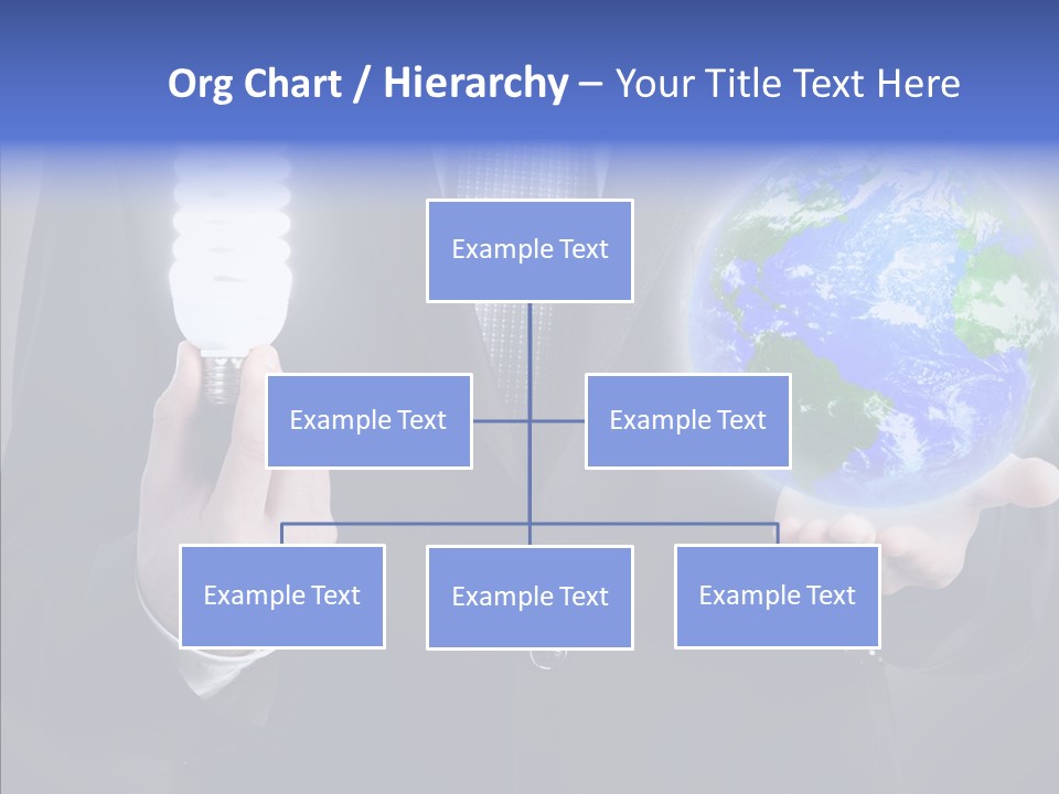 Earth Global Human PowerPoint Template