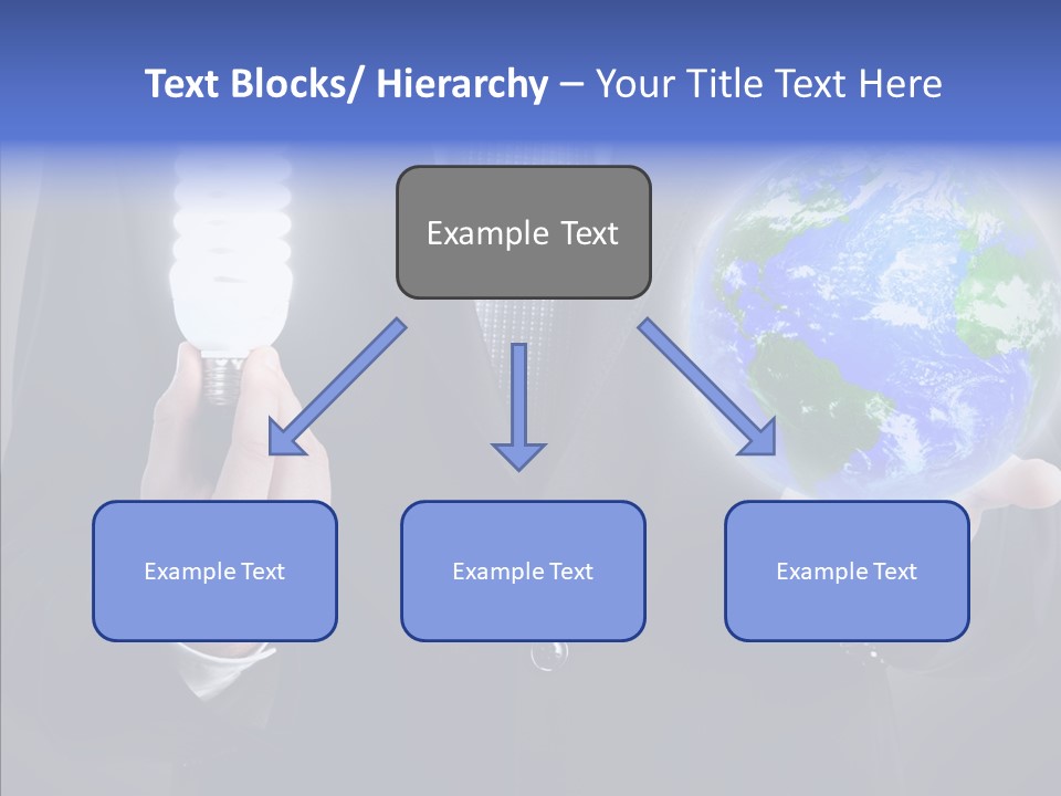 Earth Global Human PowerPoint Template