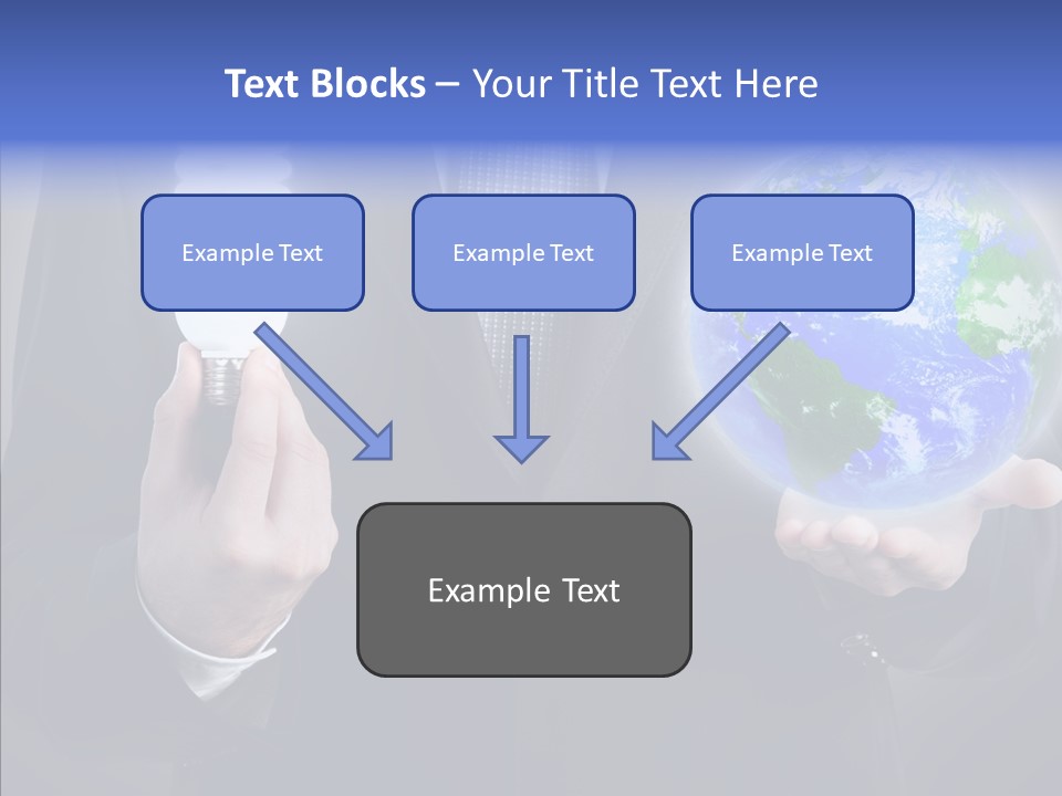 Earth Global Human PowerPoint Template