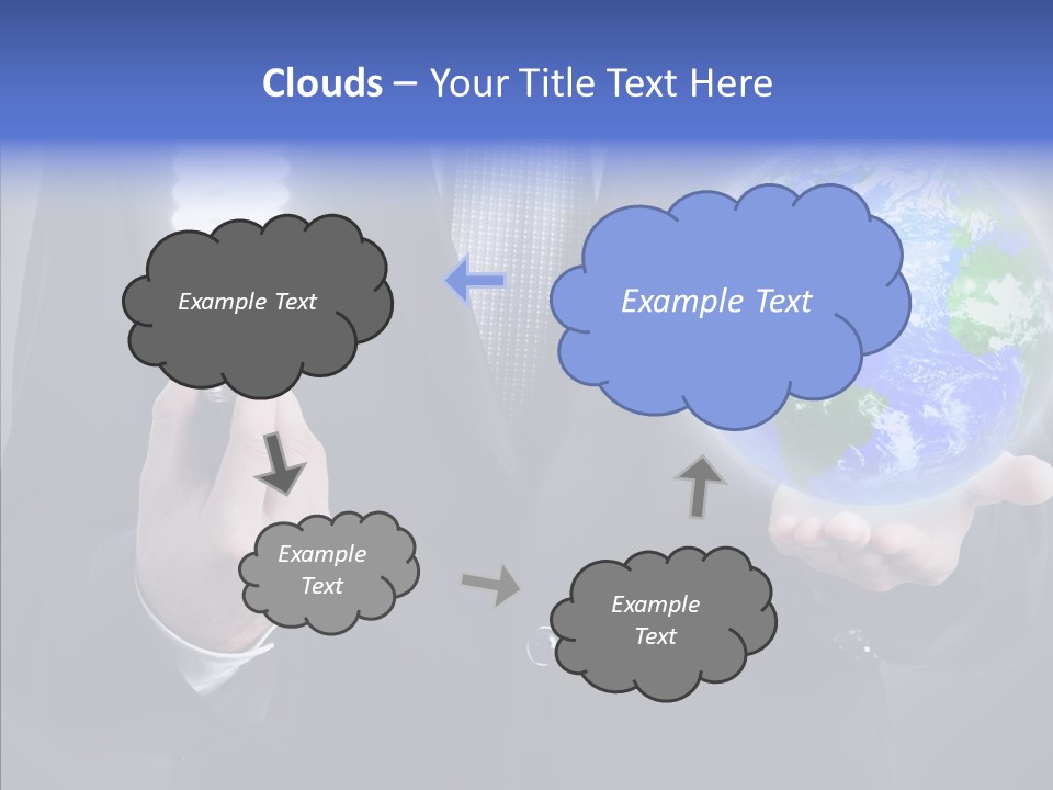 Earth Global Human PowerPoint Template