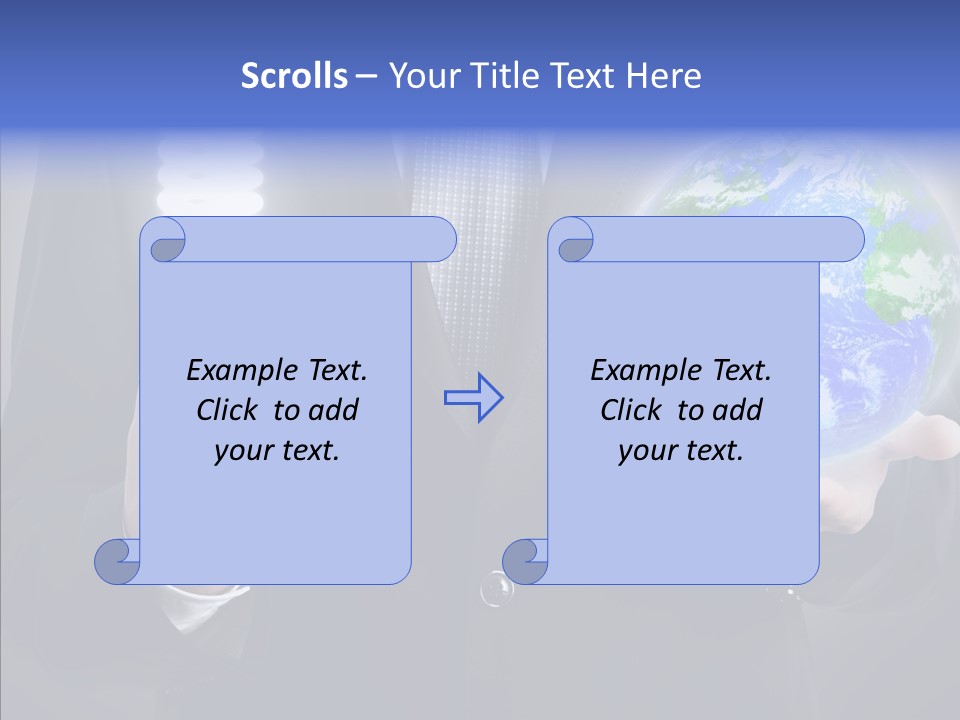 Earth Global Human PowerPoint Template