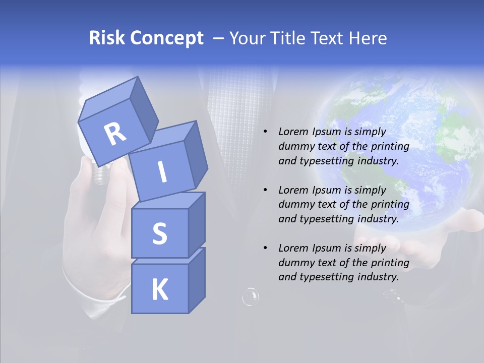 Earth Global Human PowerPoint Template