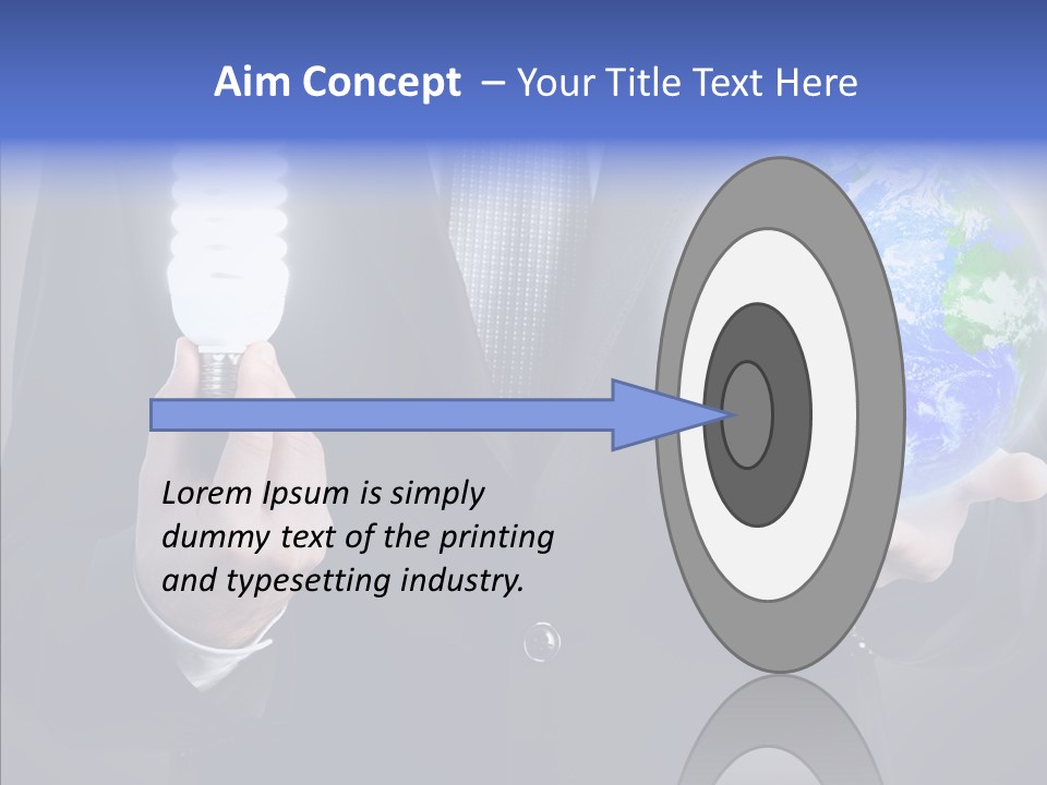 Earth Global Human PowerPoint Template