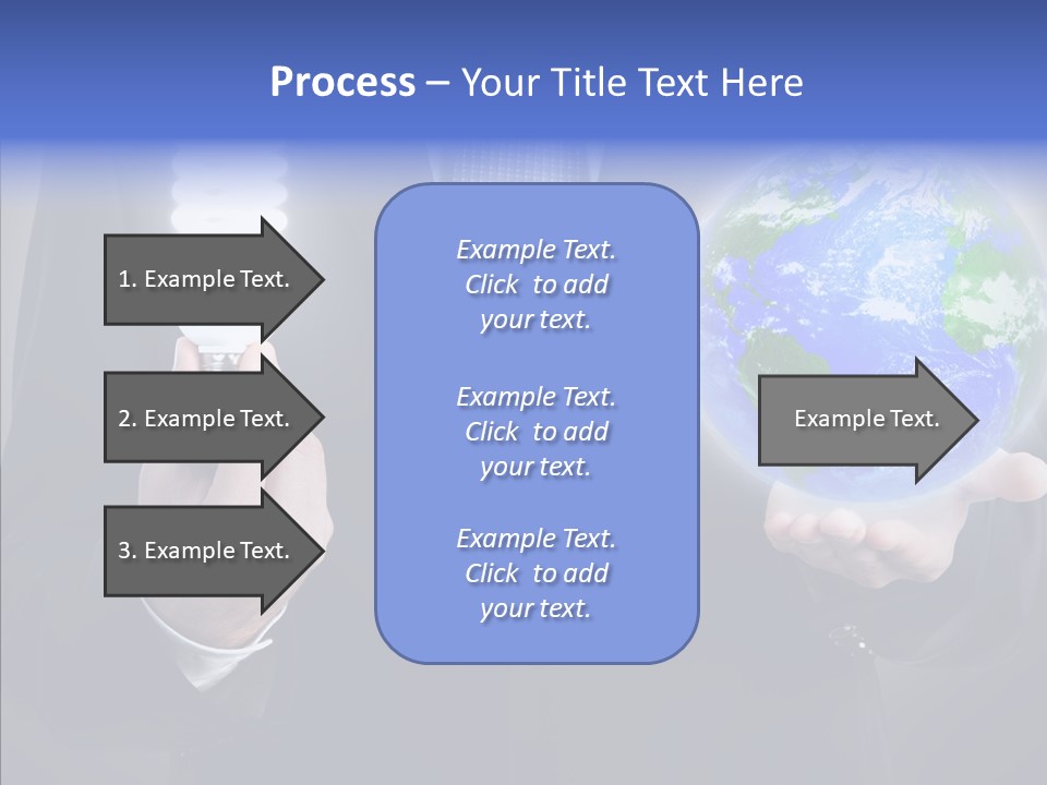 Earth Global Human PowerPoint Template