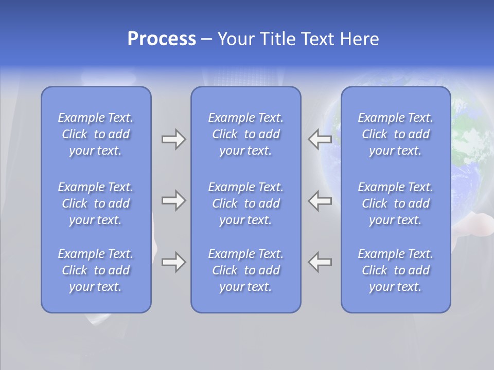 Earth Global Human PowerPoint Template