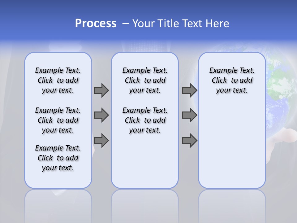 Earth Global Human PowerPoint Template