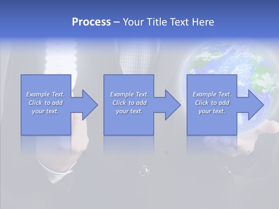 Earth Global Human PowerPoint Template