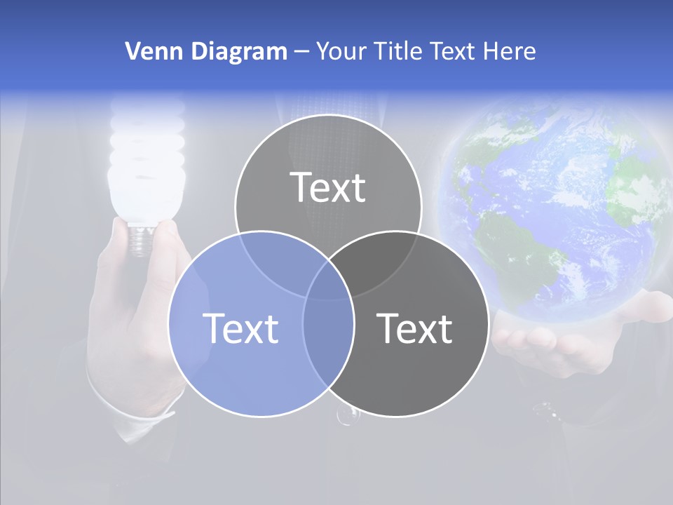 Earth Global Human PowerPoint Template