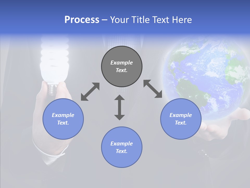 Earth Global Human PowerPoint Template