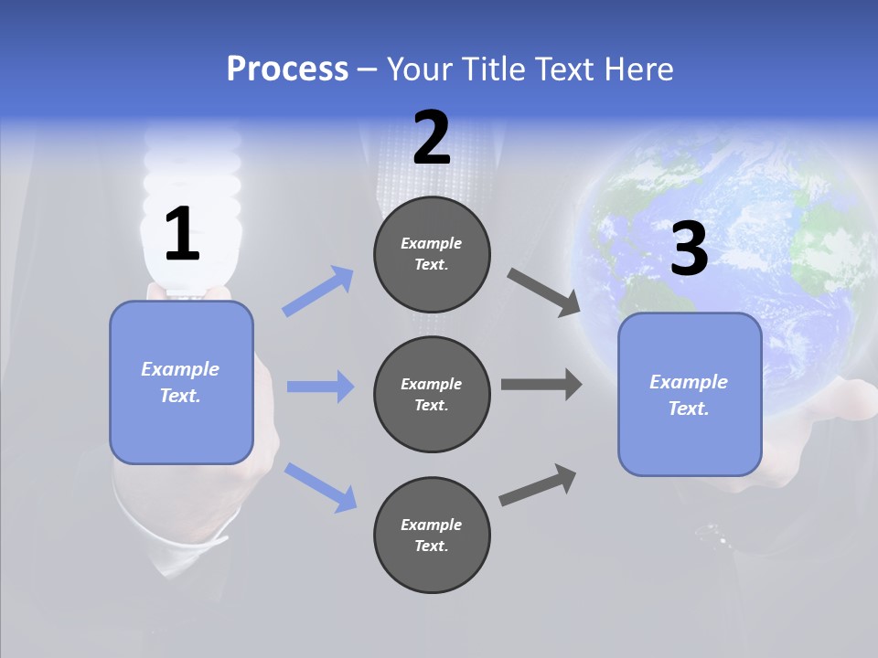 Earth Global Human PowerPoint Template
