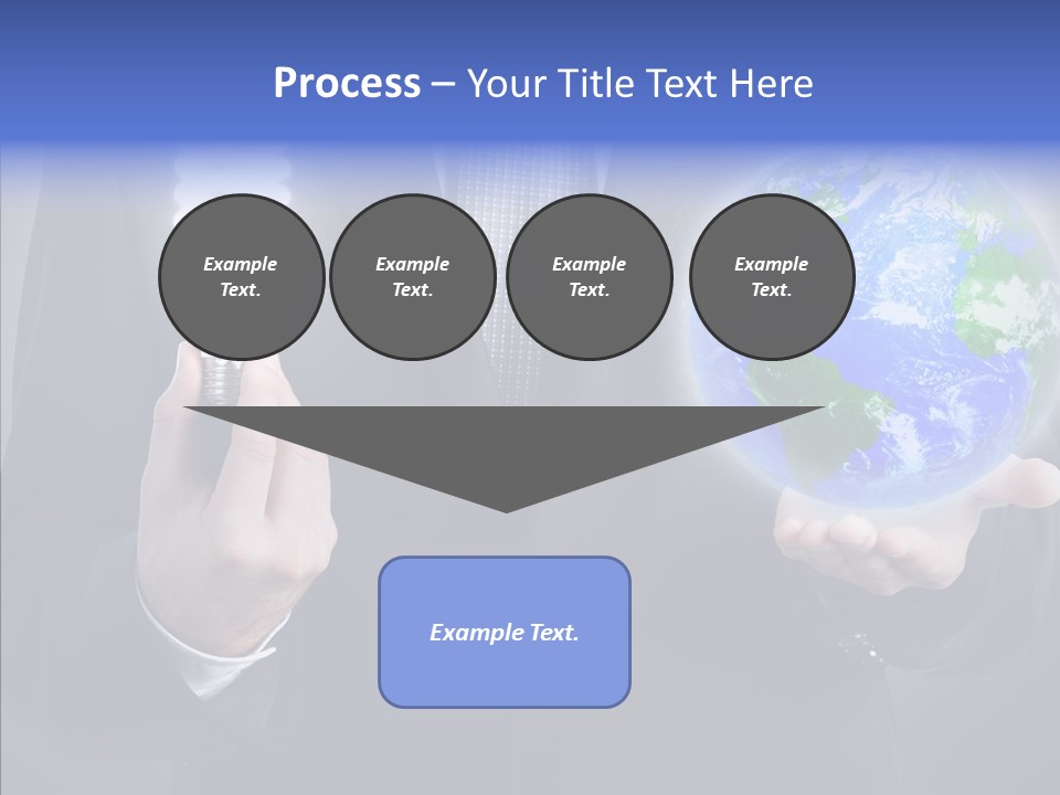 Earth Global Human PowerPoint Template