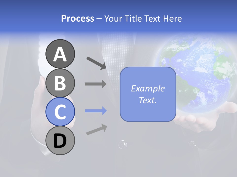 Earth Global Human PowerPoint Template