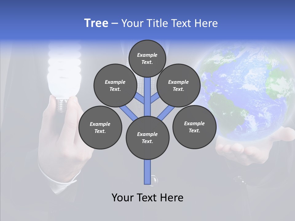 Earth Global Human PowerPoint Template