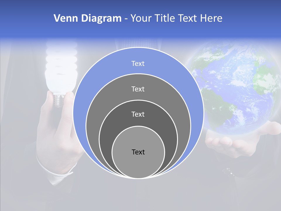 Earth Global Human PowerPoint Template