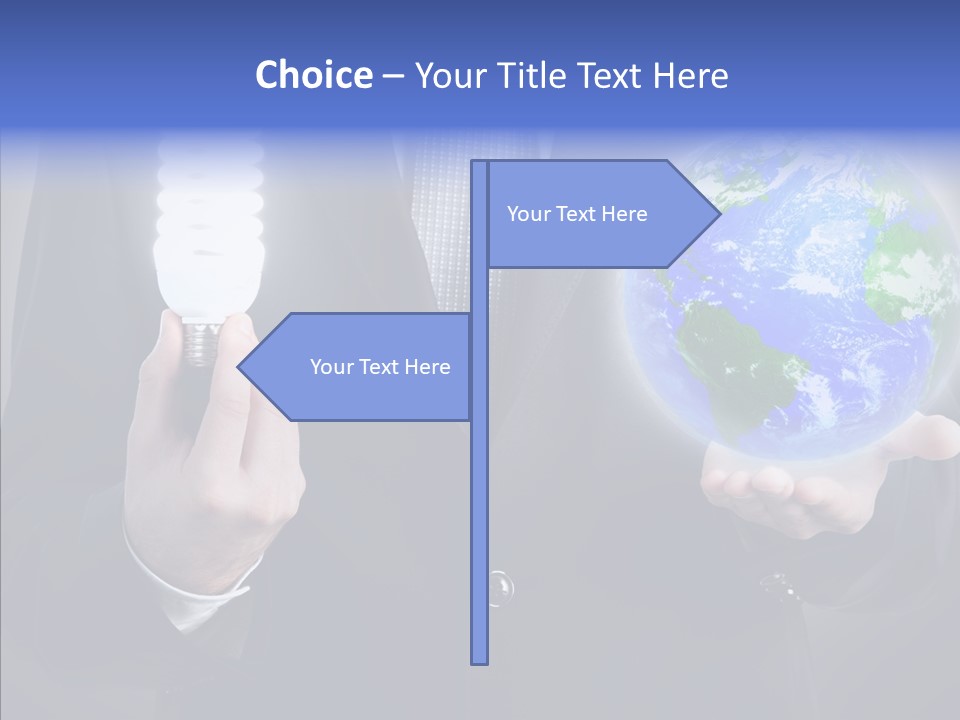 Earth Global Human PowerPoint Template