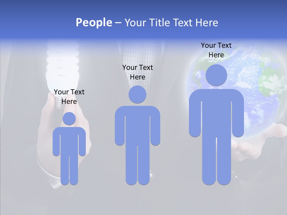 Earth Global Human PowerPoint Template