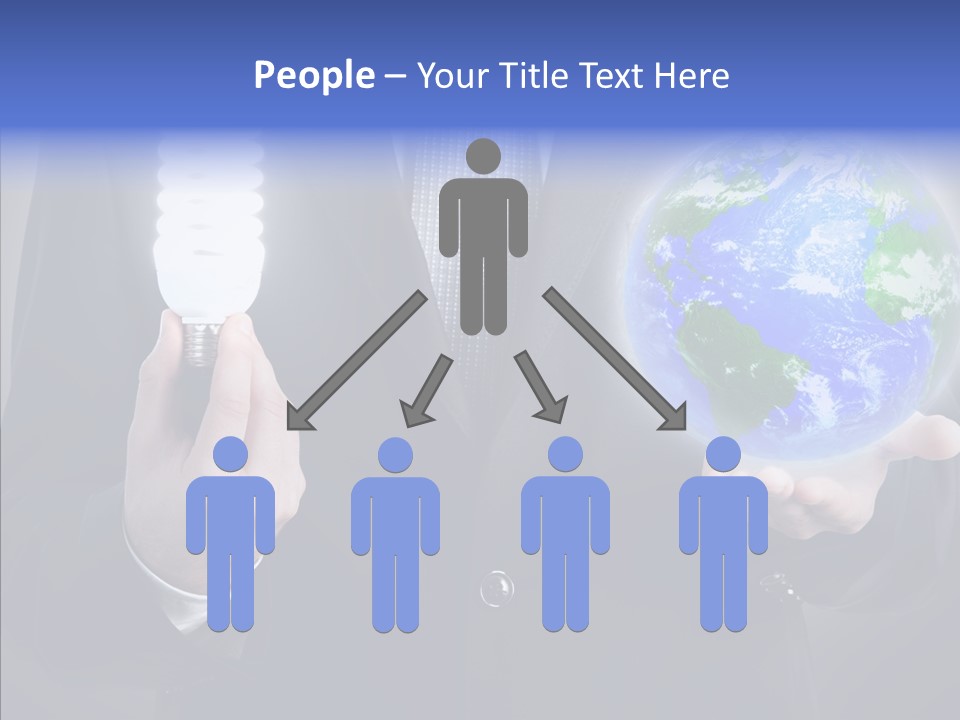 Earth Global Human PowerPoint Template
